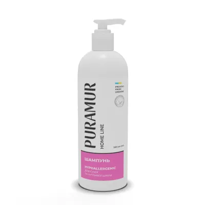 Шампунь для кошек и собак Puramur Home Line для сухой и чувствительной кожи Hypoallergenic 200 мл (PR243702)