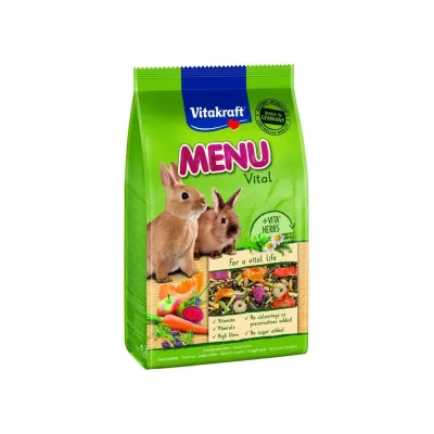 Корм для кроликів Vitakraft Premium Menu Vital 1 кг (29219) Корм для кроликів Vitakraft Premium Menu Vital 1 кг (29219)