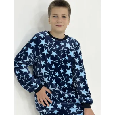 Пижама подростковая Triko Звёзды 158 см Сине-голубой (98009698-1) Пижама подростковая Triko Звёзды 158 см Сине-голубой (98009698-1)