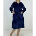 Халат жіночий зимовий Triko 48-50 Темно-синій (92024379-1)