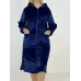 Халат жіночий зимовий Triko 52-54 Темно-синій (92024379-2) Халат жіночий зимовий Triko 52-54 Темно-синій (92024379-2)