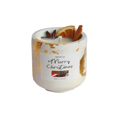Новогодняя свеча Spokiy SP2393 Mulled wine 130 г (90517)