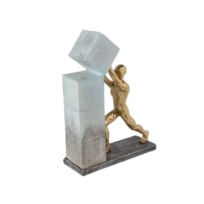 Интерьерная фигурка Sabefet Creation 21x15 см Золотистый (265022)
