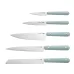 Набір кухонних ножів BergHOFF Leo Slate Starter 5 предметів Сірий (3950473)