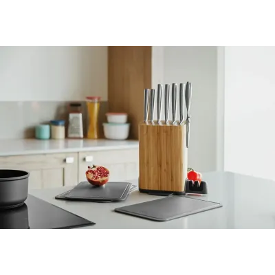 Набір кухонних ножів BergHOFF Legacy 11 предметів Сріблястий (3950370) Набір кухонних ножів BergHOFF Legacy 11 предметів Сріблястий (3950370)