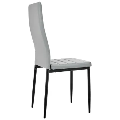 Стілець AMF Sicilia 49x40x95 см Сірий (555446) Стілець AMF Sicilia 49x40x95 см Сірий (555446)