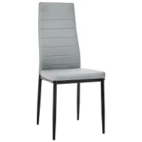 Стілець AMF Sicilia 49x40x95 см Сірий (555446) Стілець AMF Sicilia 49x40x95 см Сірий (555446)