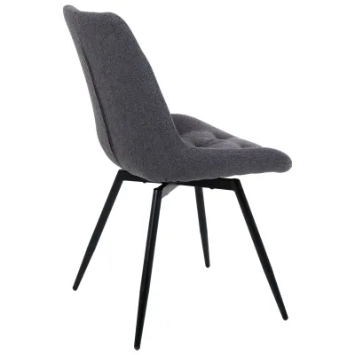Стул AMF Liara 360 58x51x84 см Темно-серый (554030) Стул AMF Liara 360 58x51x84 см Темно-серый (554030)