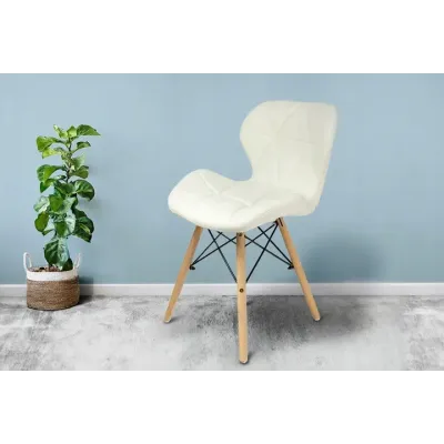 Крісло Jumi Scandinavian Design 46x73x48 см White (1189464602)