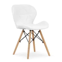 Крісло Jumi Scandinavian Design 46x73x48 см White (1189464602)