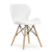 Крісло Jumi Scandinavian Design 46x73x48 см White (1189464602)