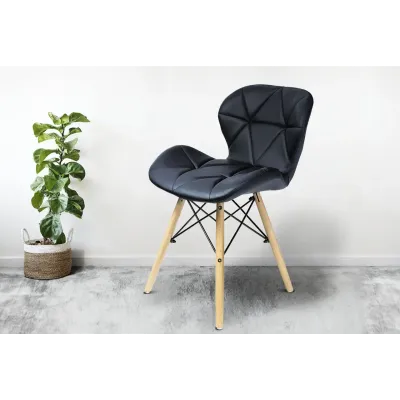 Кресло Jumi Scandinavian Design 73х46 см Black