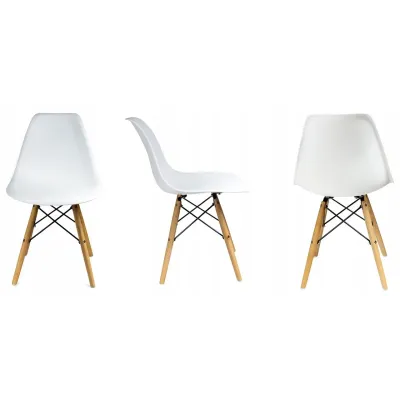 Крісло Jumi Plastic Chair 78х45 см White