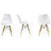 Крісло Jumi Plastic Chair 78х45 см White