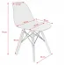 Крісло Jumi Plastic Chair 78х45 см White