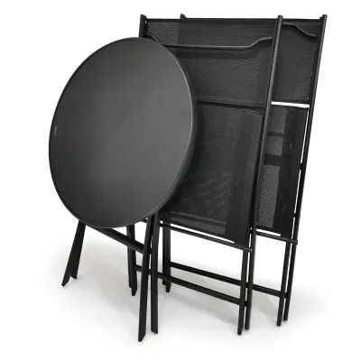 Комплект меблів Kontrast TASOS Black 3 шт Комплект меблів Kontrast TASOS Black 3 шт