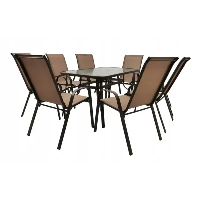 Стол садовый Kontrast MAJORKA 120x70x70 см Brown (1626291300) Стол садовый Kontrast MAJORKA 120x70x70 см Brown (1626291300)
