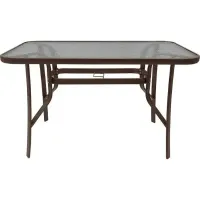 Стіл садовий Kontrast MAJORKA 120x70x70 см Brown (1626291300)