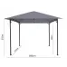 Павільйон садовий Garden Line TUN5736 255х300 см Grey