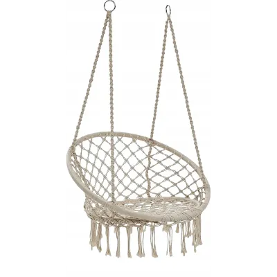 Садова качеля-гамак GardenLine 80х60х120 см Beige (HAM2696)