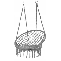 Садова гойдалка-гамак Garden Line 80х60х120 см Grey