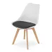 Кресло LEOBERT Mark 47х81.5 см White-Black Кресло LEOBERT Mark 47х81.5 см White-Black