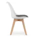 Кресло LEOBERT Mark 47х81.5 см White-Black Кресло LEOBERT Mark 47х81.5 см White-Black