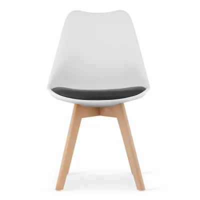 Кресло LEOBERT Mark 47х81.5 см White-Black Кресло LEOBERT Mark 47х81.5 см White-Black