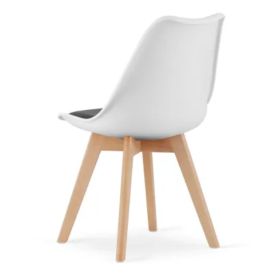 Кресло LEOBERT Mark 47х81.5 см White-Black Кресло LEOBERT Mark 47х81.5 см White-Black