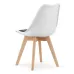 Кресло LEOBERT Mark 47х81.5 см White-Black Кресло LEOBERT Mark 47х81.5 см White-Black