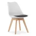 Кресло LEOBERT Mark 47х81.5 см White-Black