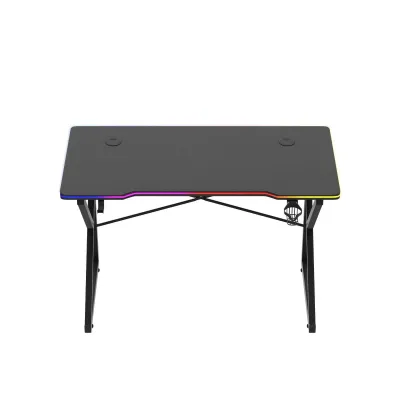 Комп'ютерний стіл huzaro Hero 1.7 RGB 120x60x77 см Black