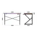 Комп'ютерний стіл huzaro Hero 1.7 RGB 120x60x77 см Black