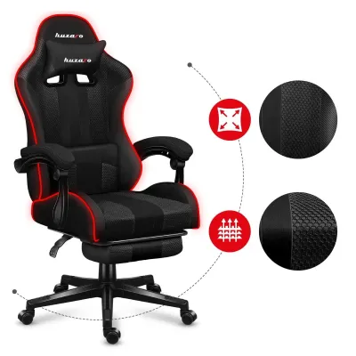 Компьютерное кресло huzaro Force 4.7 RGB Black Компьютерное кресло huzaro Force 4.7 RGB Black