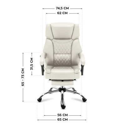 Крісло офісне Mark Adler Boss 6.0 Beige