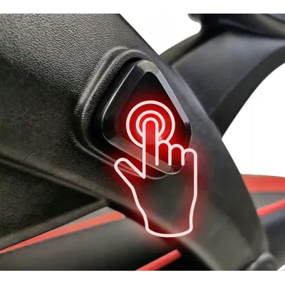 Компьютерное кресло Kontrast Venos Black-Red (5901386202499)