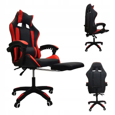 Комп'ютерне крісло Kontrast Viper Black-Red (5901386202147)
