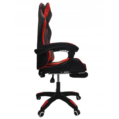 Комп'ютерне крісло Kontrast Viper Black-Red (5901386202147)