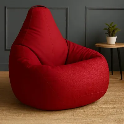 Кресло мешок с внутренним чехлом Altan 120x90 см Красный (H040)