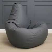 Крісло мішок із внутрішнім чохлом Altan 130x100 см Сірий (H050) Крісло мішок із внутрішнім чохлом Altan 130x100 см Сірий (H050)
