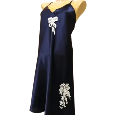 Ночнушка жіноча No Brand Jasmin 1802 3XL Синій (2758733021)