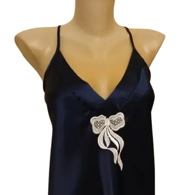 Ночнушка жіноча No Brand Jasmin 1802 3XL Синій (2758733021)