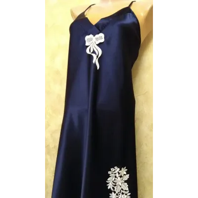 Ночнушка жіноча No Brand Jasmin 1802 3XL Синій (2758733021)
