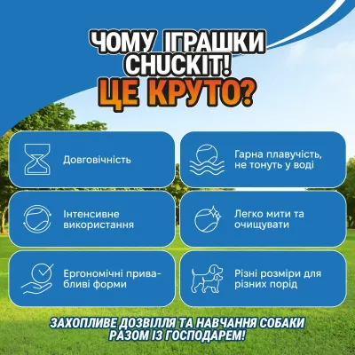 М'яч для собак Chuckit! День Народження М Різнокольоровий (60118D)