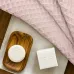 Рушник вафельний COSAS Floral Greek Waffle 115x100 см Рожевий Рушник вафельний COSAS Floral Greek Waffle 115x100 см Рожевий
