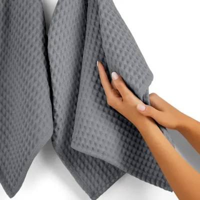Рушник вафельний COSAS Shadow Greek Waffle 115x200 см Графітовий Рушник вафельний COSAS Shadow Greek Waffle 115x200 см Графітовий