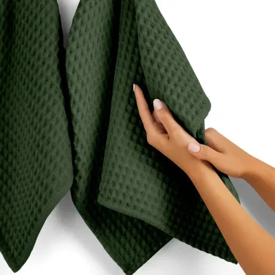 Рушник вафельний COSAS Basil Greek Waffle 30x30 см Смарагдовий Рушник вафельний COSAS Basil Greek Waffle 30x30 см Смарагдовий