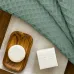 Рушник вафельний COSAS Meditative Greek Waffle 30x30 см М'ятний