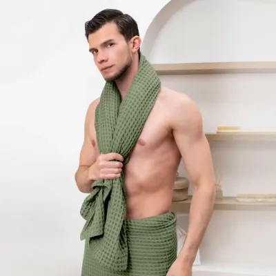 Рушник вафельний COSAS Olive Greek Waffle 50x70 см Оливковий Рушник вафельний COSAS Olive Greek Waffle 50x70 см Оливковий