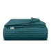 Плед покрывало вафельное COSAS Ocean Greek Waffle 75x95 см Зеленый